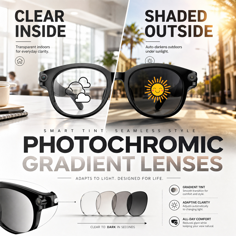 Smart Photochromic Glasses Blu - Power Bank Wireless 评论和价格