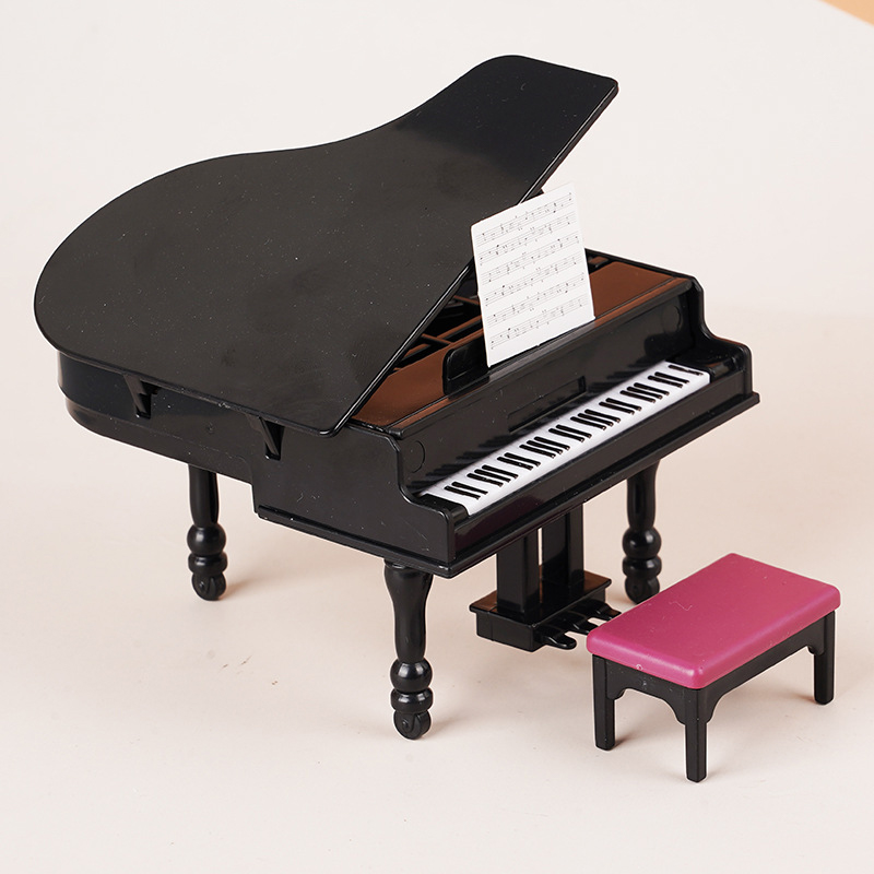 1:12 Dollhouse Miniature Piano - Tech Home Accessories 评论和价格