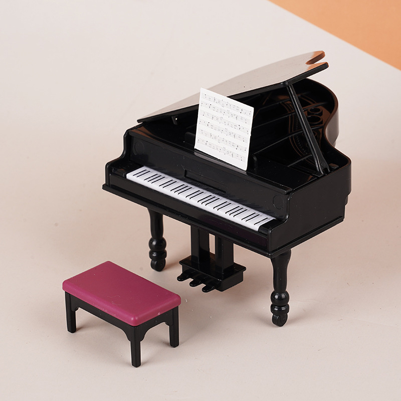 1:12 Dollhouse Miniature Piano - Tech Home Accessories 评论和价格