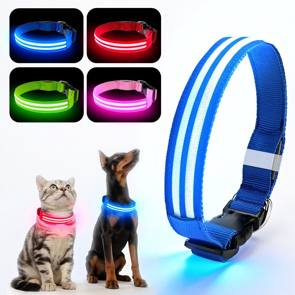 Adjustable Light Up Dog Collar - Tech Dog Accessories 评论和价格
