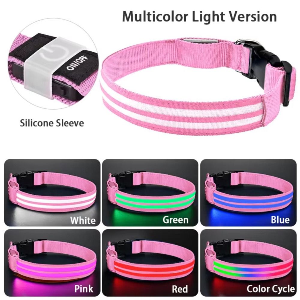 Adjustable Light Up Dog Collar - Tech Dog Accessories 评论和价格