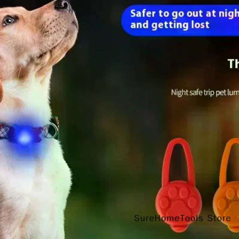 Silicone Pet Cat Dog Night LED - Tech Dog Accessories 评论和价格