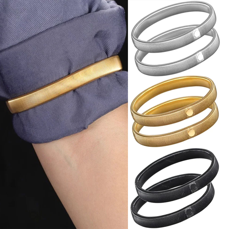 2Pcs Elastic Shirt Sleeve Hold - Tech Wear Accessories 评论和价格