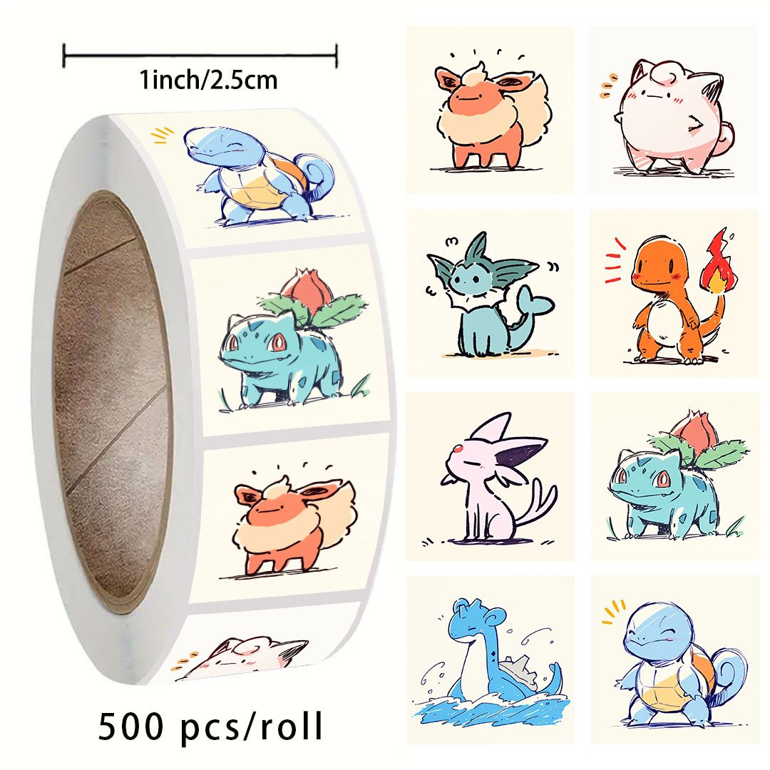 500 Sheets/Roll Pokémon Avatar - Tech Home Accessories 评论和价格