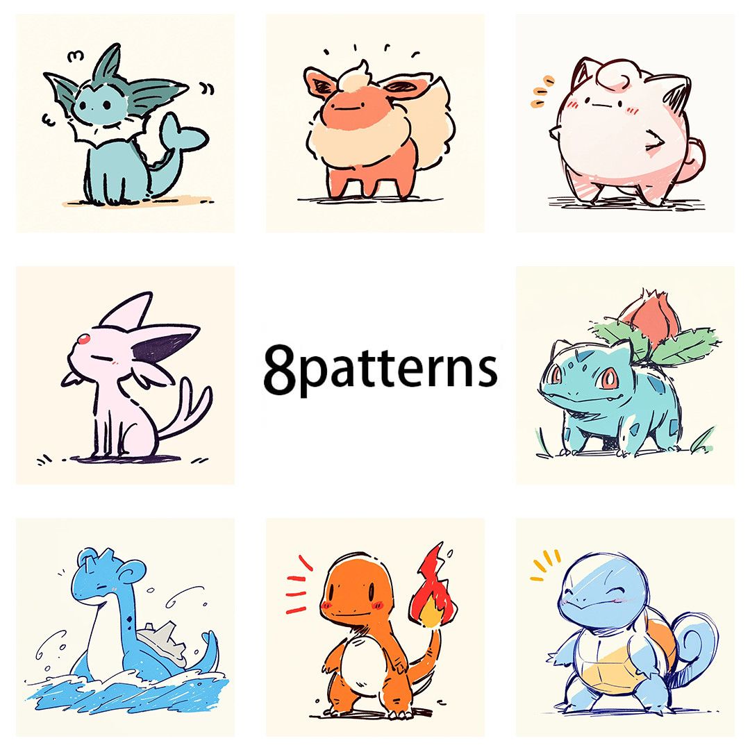 500 Sheets/Roll Pokémon Avatar - Tech Home Accessories 评论和价格