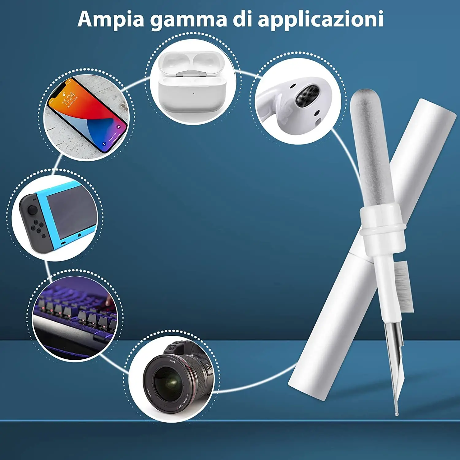 Bluetooth Earphone Cleaner Kit - Power Bank Wireless 评论和价格