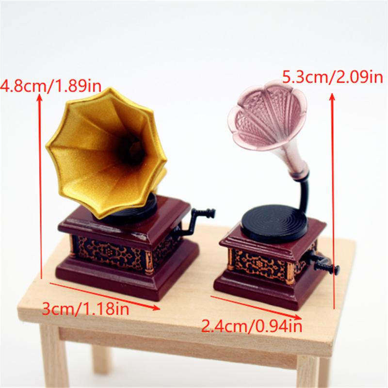 Dollhouse Vintage Phonograph M - Tech Home Accessories 评论和价格