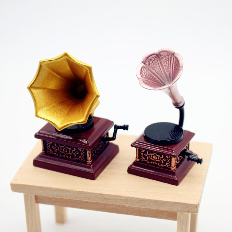 Dollhouse Vintage Phonograph M - Tech Home Accessories 评论和价格