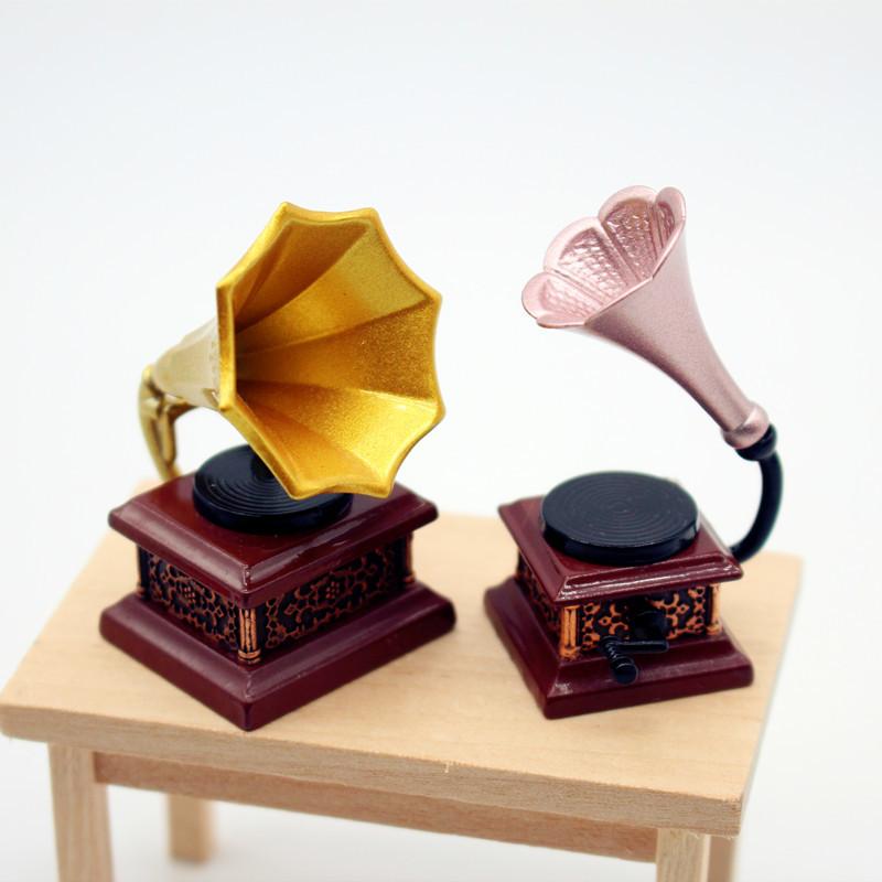 Dollhouse Vintage Phonograph M - Tech Home Accessories 评论和价格