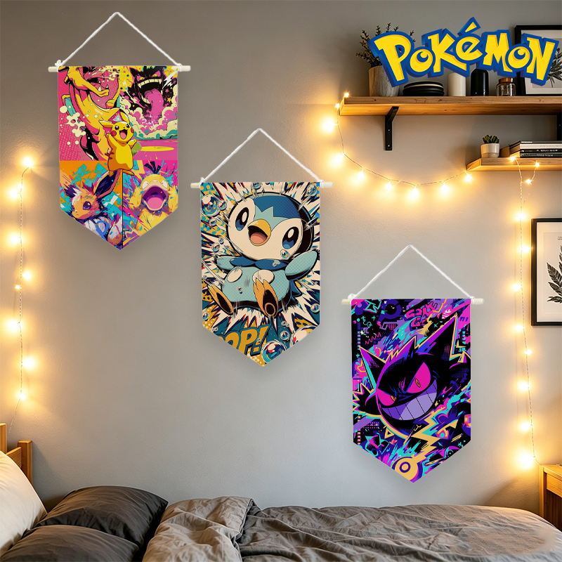 Pokemons Hanging Cloth Anime P - Tech Home Accessories 评论和价格