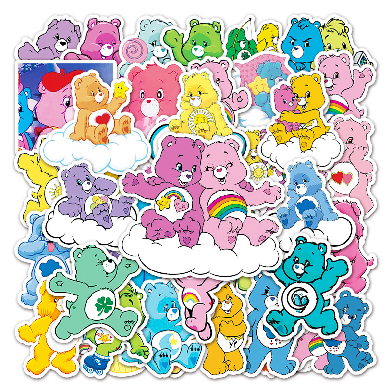New Cute 50Pcs Care Bears Clas - Tech Home Accessories 评论和价格