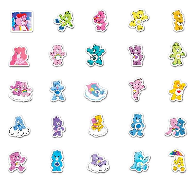 New Cute 50Pcs Care Bears Clas - Tech Home Accessories 评论和价格