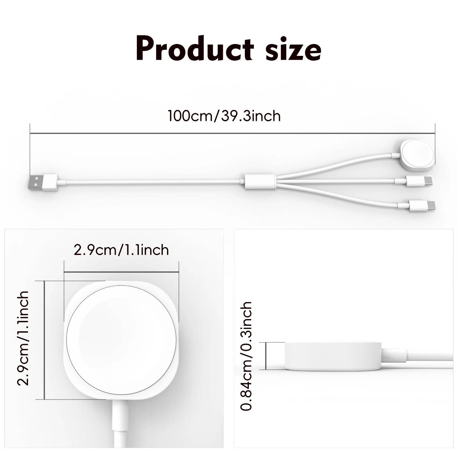 3 in 1  Magnetic Watch Charger - Power Bank Wireless 评论和价格