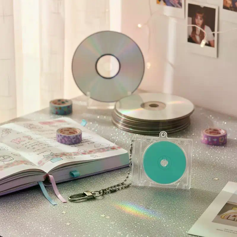 CD Disc Case Key Chain - Perip - Tech Accessories Key 评论和价格