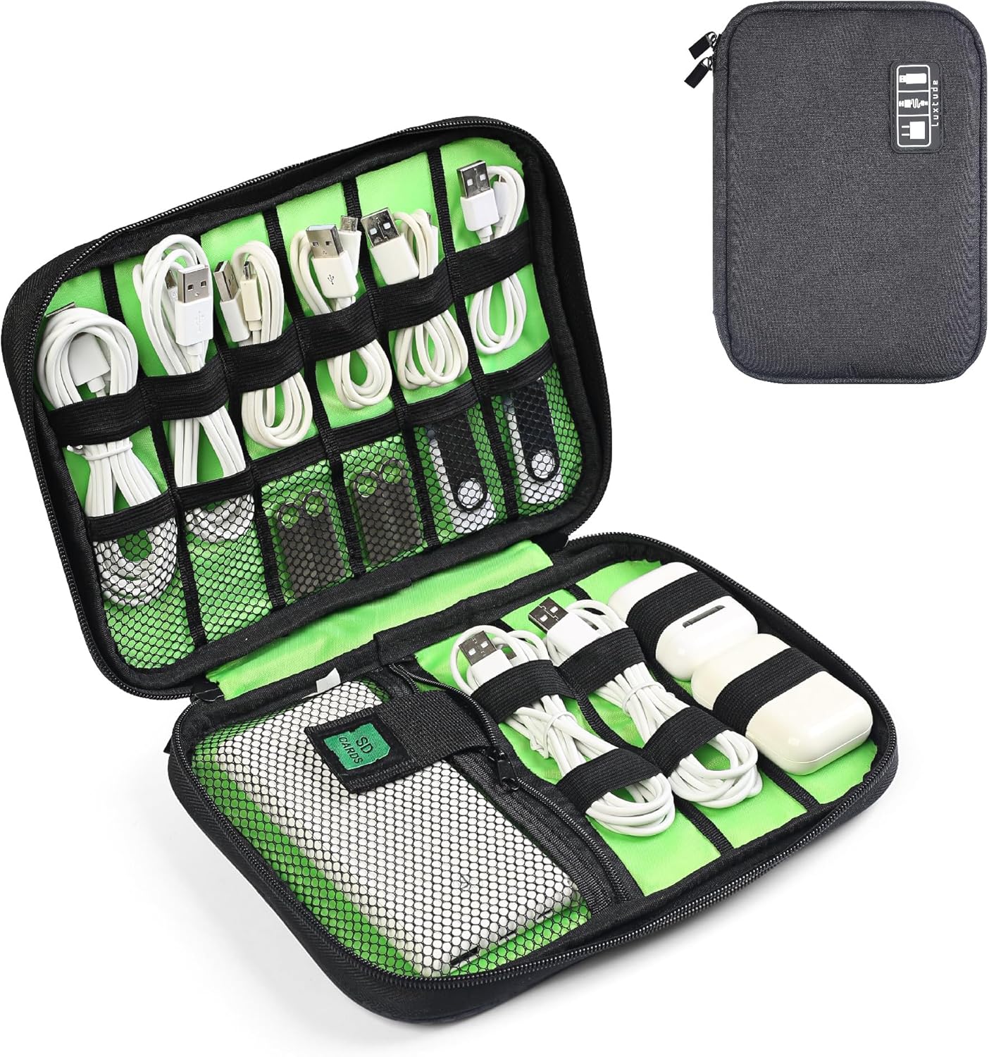 Travel Cable Organizer Bag, Fl - Tech Accessories Storage 评论和价格