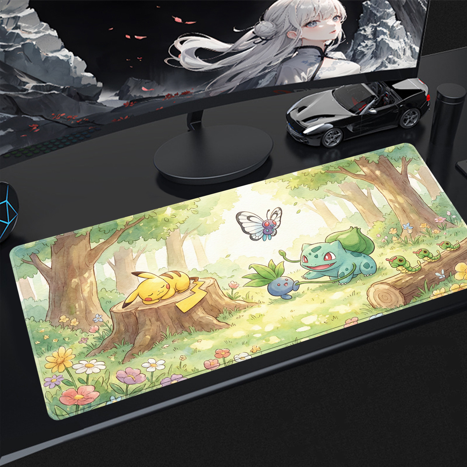 Kawaii Mouse Pad Gaming PC Acc - Tech Gaming Accessories 评论和价格