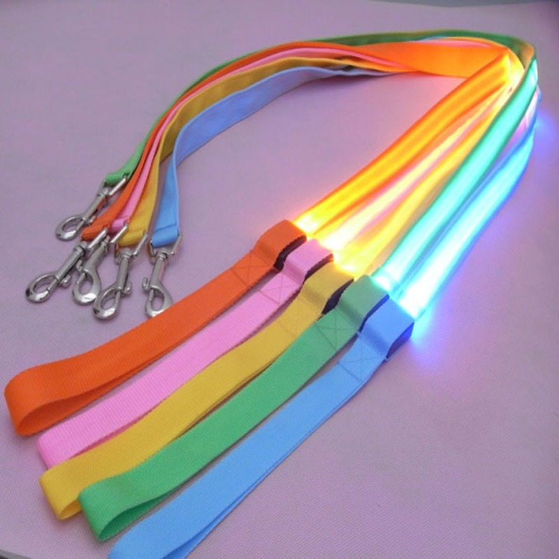 LED Light Up Dog Leash Luminou - Tech Dog Accessories 评论和价格