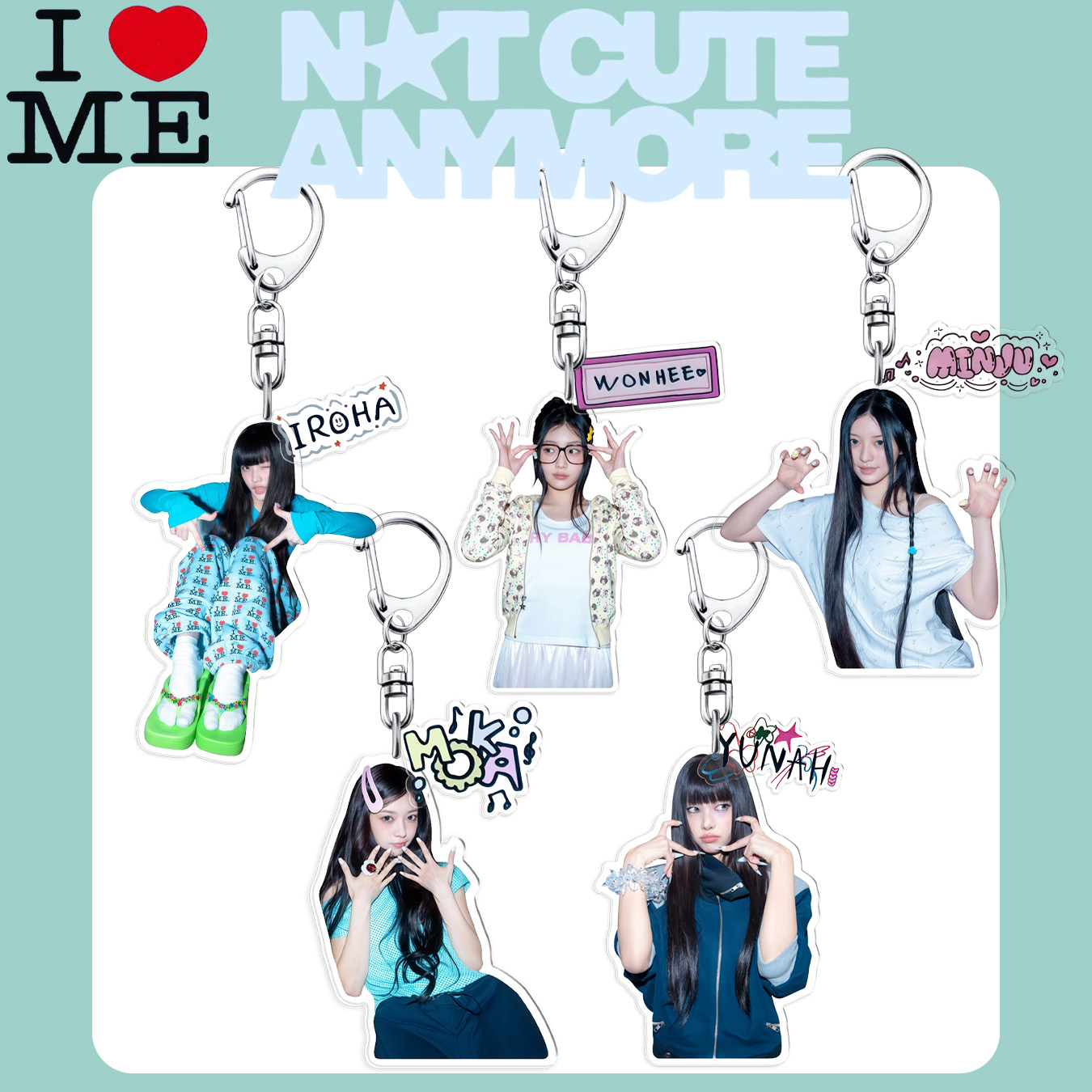 Illit Keychain, Wonhee, Iroha, - Tech Home Accessories 评论和价格